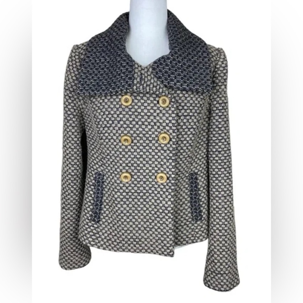 Tabitha / Anthropologie, Size Medium, Color Navy & Beige